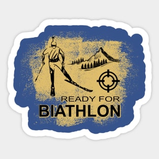 Biathlon Sport Sport Winter Sport Sticker